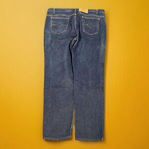 VTG Levi's 509 Jeans Mens 42x32 Blue Denim Orange Tab Straight Leg Streetwear